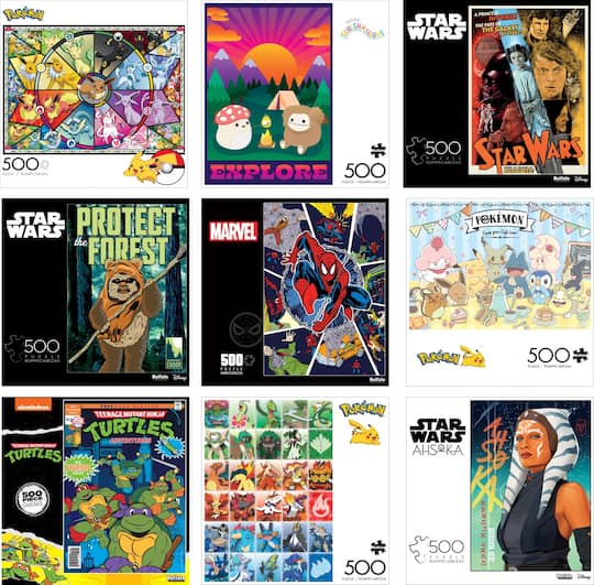 Assorted Entertainment 500 Piece Puzzle